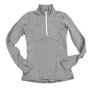 Lululemon Gray Kanto Catch Me Herringbone Half Zip Jacket 4